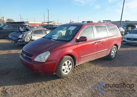 2007 Kia Sedona Lx z USA, uszkodzony, nr VIN KNDMB233X76190216